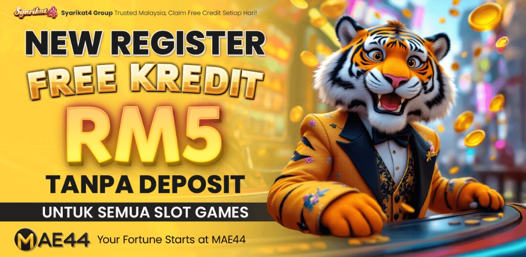 MAE44 Free Kredit RM5 Tanpa Deposit