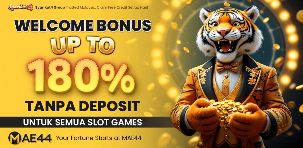 MAE44 Welcome Bonus up to 180%